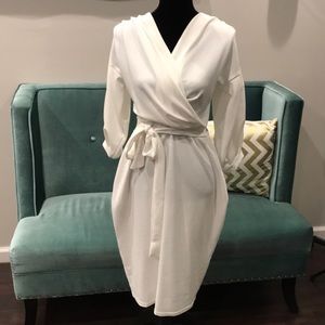 Off white dress by Boohoo